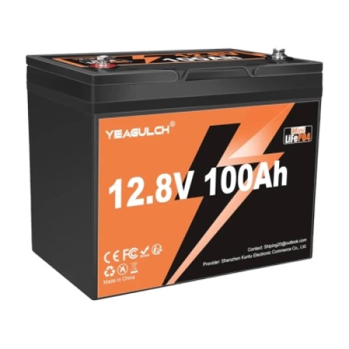 Батарея LiFePo4 YEAGULCH 12.8V 100Ah Mini (YEAGULCH-12,8V/100Ah Mini) Батарея LiFePo4 YEAGULCH 12.8V 100Ah Mini (YEAGULCH-12,8V/100Ah Mini)