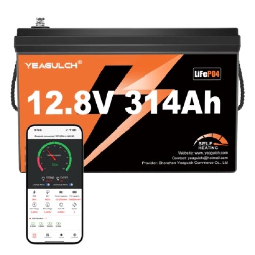 Батарея LiFePo4 YEAGULCH 12.8V 314Ah (YEAGULCH-12,8V/314Ah) Батарея LiFePo4 YEAGULCH 12.8V 314Ah (YEAGULCH-12,8V/314Ah)