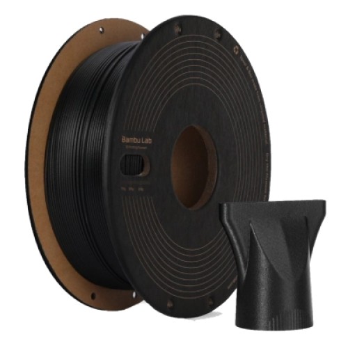 Пластик для 3D-принтера Bambu Lab PPA-CF 1.75mm 0.75kg Black (73100) Пластик для 3D-принтера Bambu Lab PPA-CF 1.75mm 0.75kg Black (73100)