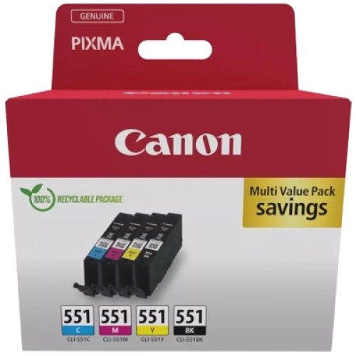 Картридж Canon CLI-551Multipack BK,C,M,Y (6509B016) Картридж Canon CLI-551Multipack BK,C,M,Y (6509B016)