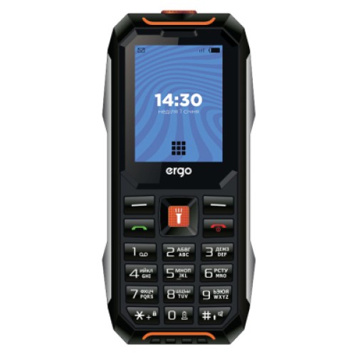 Мобильный телефон Ergo E182 Black Orange Мобильный телефон Ergo E182 Black Orange