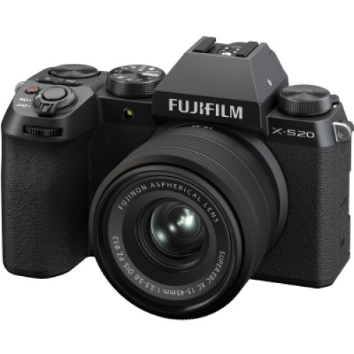 Цифровой фотоаппарат Fujifilm X-S20+ XC 15-45mm F3.5-5.6 Kit Black (16939588)