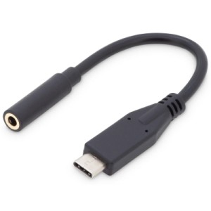 Переходник USB-C M to 3.5mm F 0.2m Digitus (AK-300321-002-S)