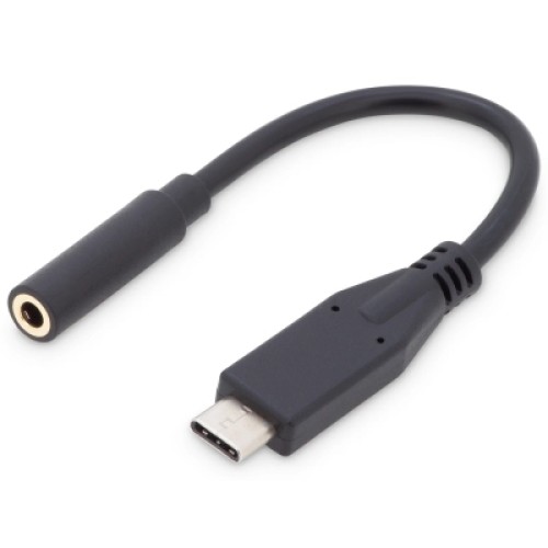 Переходник USB-C M to 3.5mm F 0.2m Digitus (AK-300321-002-S) Переходник USB-C M to 3.5mm F 0.2m Digitus (AK-300321-002-S)