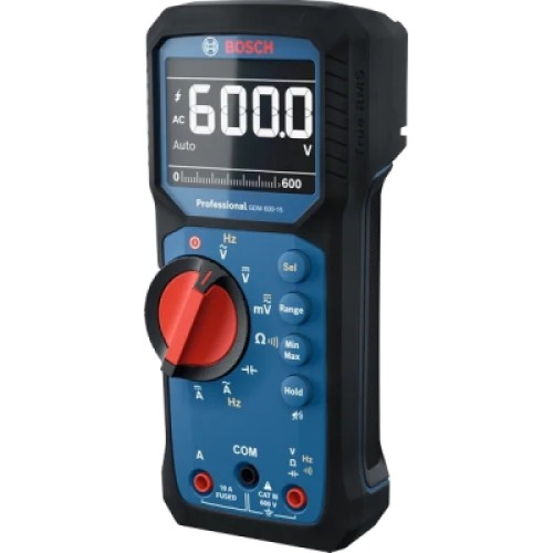 Цифровой мультиметр Bosch Professional GDM 600-15, 0-600V, LCD (0.601.077.300)