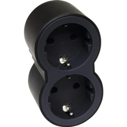 Сетевой разветвитель Legrand Стандарт 2х2К+C передні розетки (694517)