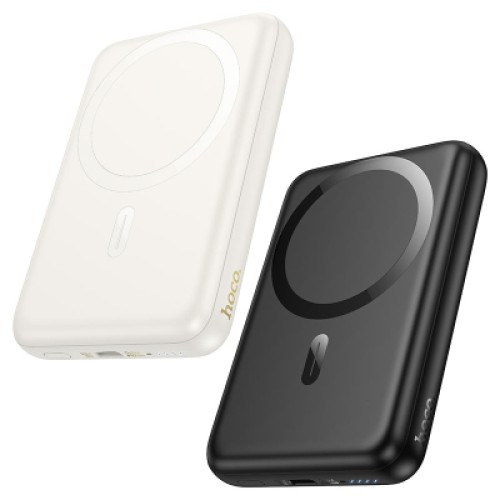 Батарея универсальная HOCO 10000mAh Grace PD/20W Magnetic White (J141 / 714985)