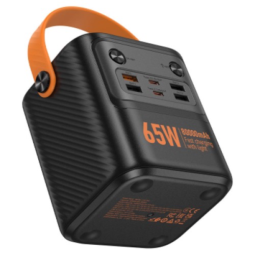 Батарея универсальная HOCO 80000mAh Pro Tough PD/65W Black (J152 / 714982)