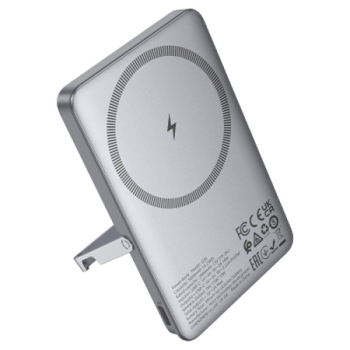 Батарея универсальная HOCO 5000mAh Sunlight PD/20W Magnetic Metal Grey (Q36 / 714986)