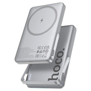 Батарея универсальная HOCO 5000mAh Sunlight PD/20W Magnetic Metal Grey (Q36 / 714986)