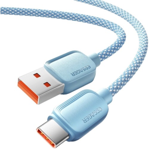 Дата кабель USB 2.0 AM to USB-C 1.0m 100W blue Essager (EXC7A-WL03-P)