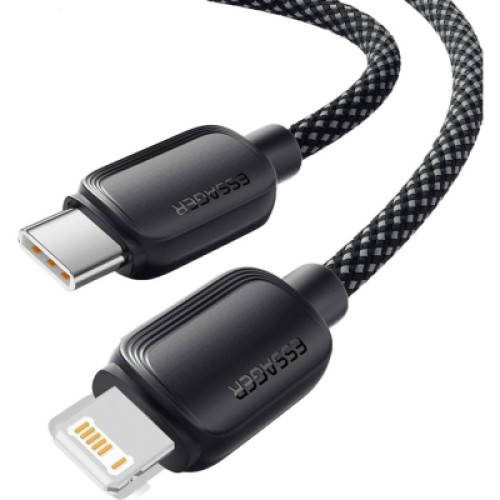 Дата кабель USB-C to Lightning 1.0m 20W black Essager (EXCTL-WL01-P) Дата кабель USB-C to Lightning 1.0m 20W black Essager (EXCTL-WL01-P)