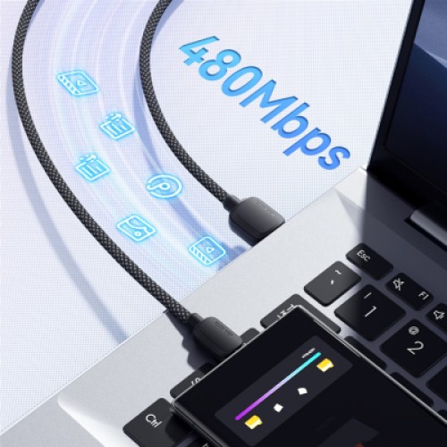 Дата кабель USB-C to Lightning 1.0m 20W black Essager (EXCTL-WL01-P) Дата кабель USB-C to Lightning 1.0m 20W black Essager (EXCTL-WL01-P)