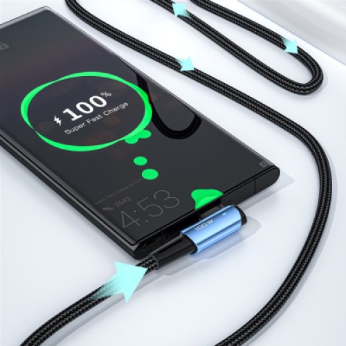 Дата кабель USB-C to USB-C 1.0m 100W black Essager (EXCTT1-CGWT01) Дата кабель USB-C to USB-C 1.0m 100W black Essager (EXCTT1-CGWT01)