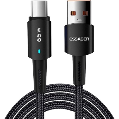 Дата кабель USB 2.0 AM to USB-C 0.5m 6A Essager (EXCT-CGB01) Дата кабель USB 2.0 AM to USB-C 0.5m 6A Essager (EXCT-CGB01)