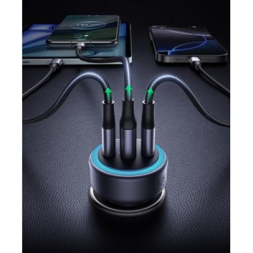 Зарядное устройство Ugreen 2xUSB-C PD30W + 1xUSB QC3.0 EC307 gray (45843)