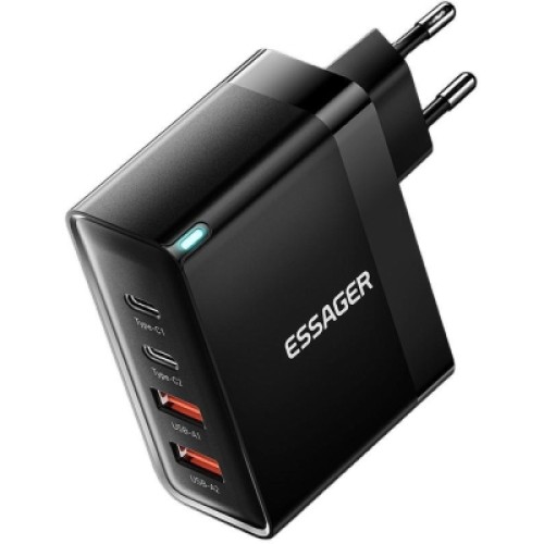 Зарядное устройство 2xUSB-C + 2xUSB 100W Essager (ECT2CA-QYB01-Z)