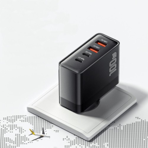 Зарядное устройство 2xUSB-C + 2xUSB 100W Essager (ECT2CA-QYB01-Z)