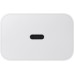 Зарядное устройство Samsung USB-C 45W + cable USB-C to USB-C white (EP-T4511XWEGEU)