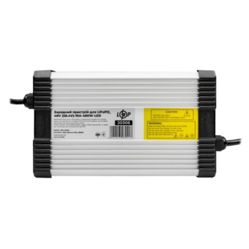 Сетевое зарядное устройство для АКБ LogicPower LiFePO4 48V (58.4V)-10A-480W-LED (20306)