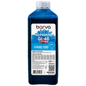 Чорнило Barva Canon GI-46 1 л, special, pigment, cyan (CGI46-1025)