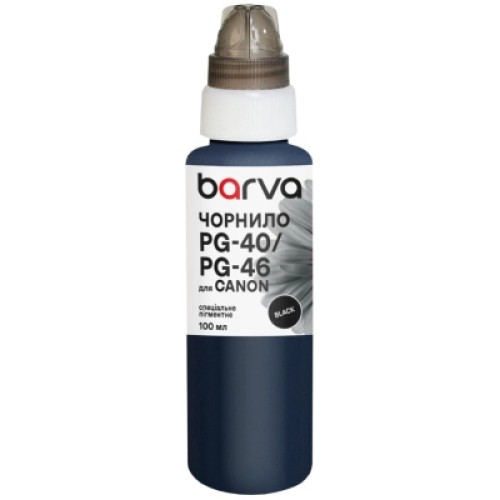 Чернила Barva Canon PG-40/PG-46/PG-84 100 мл, special pigment, black (C40-294e)