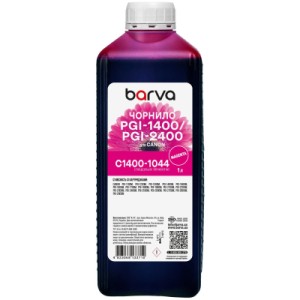 Чорнило Barva Canon PGI-1400/PGI-2400 1 л, special pigment, magenta (C1400-1044)