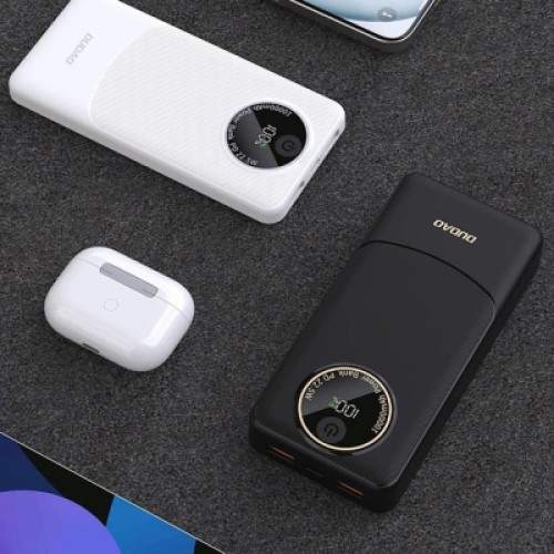 Батарея универсальная Dudao K12Pro 10000mAh 22,5W, PD, USB-A, USB-C (6976625333882) Батарея универсальная Dudao K12Pro 10000mAh 22,5W, PD, USB-A, USB-C (6976625333882)