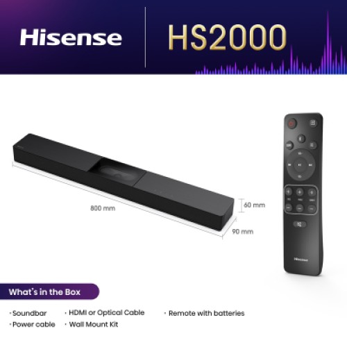Акустическая система Hisense HS2000 Black (20014893) Акустическая система Hisense HS2000 Black (20014893)