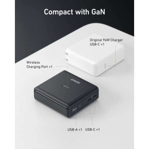 Зарядное устройство Anker 2xUSB-C 100W + 1xUSB + Pogo pin for Anker Prime black (A1902311)