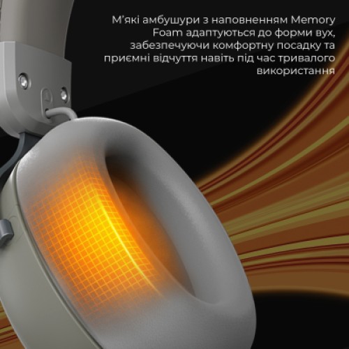 Наушники Ajazz AHM08 MAX 3-Mode Grey (AHM08-MAX-GW)
