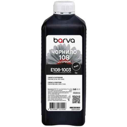 Чернила Barva Epson 108 1 л, black special (E108-1003) Чернила Barva Epson 108 1 л, black special (E108-1003)