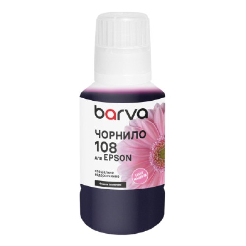 Чернила Barva Epson 108 140 мл, light magenta, special, OneKey (E108-1014) Чернила Barva Epson 108 140 мл, light magenta, special, OneKey (E108-1014)