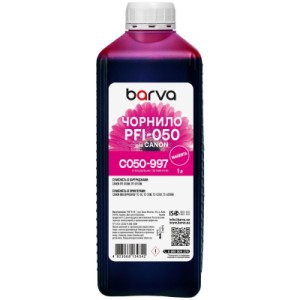 Чернила Barva Canon PFI-050 Special, 1 л, Magenta pigmented (C050-997)