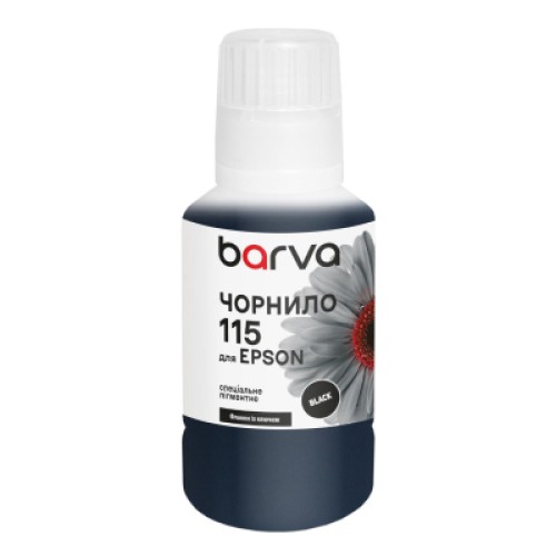 Чернила Barva Epson 115 140 мл, special black, pigmented, OneKey (E115-871e) Чернила Barva Epson 115 140 мл, special black, pigmented, OneKey (E115-871e)