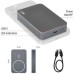 Батарея универсальная EMOS 10000mAh WI1046, 20W, Wireless, grey (B0551GY)