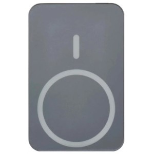 Батарея універсальна EMOS 10000mAh WI1046, 20W, Wireless, grey (B0551GY)