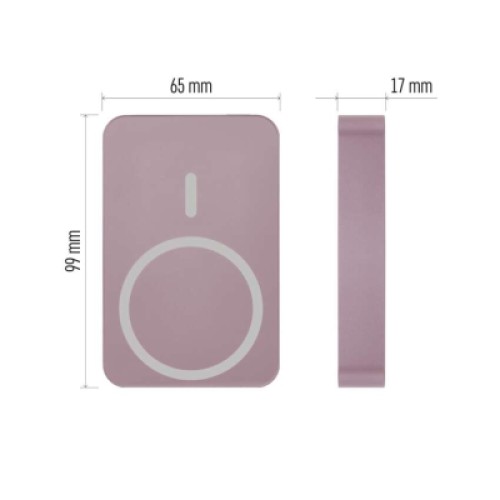 Батарея универсальная EMOS 10000mAh WI1046, 20W, Wireless, salmon (B0551S) Батарея универсальная EMOS 10000mAh WI1046, 20W, Wireless, salmon (B0551S)