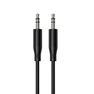 Кабель мультимедійний 3.5mm M to 3.5mm M 1.0m BL26 black BOROFONE (6941991122170)