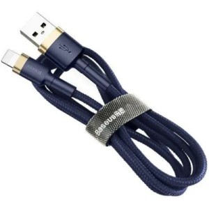 Дата кабель USB 2.0 AM to Lightning 2.0m 1.5A Cafule gold+blue Baseus (CALKLF-CV3)