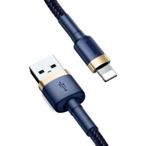 Дата кабель USB 2.0 AM to Lightning 2.0m 1.5A Cafule gold+blue Baseus (CALKLF-CV3) Дата кабель USB 2.0 AM to Lightning 2.0m 1.5A Cafule gold+blue Baseus (CALKLF-CV3)