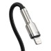 Дата кабель USB-C to Lightning 0.25m 20W Cafule Series Meta black Baseus (CATLJK-01)