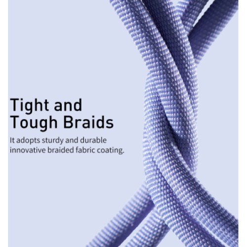 Дата кабель USB 2.0 AM to Lightning 1.2m 2.4A Crystal Shine Series purple Baseus (CAJY000005) Дата кабель USB 2.0 AM to Lightning 1.2m 2.4A Crystal Shine Series purple Baseus (CAJY000005)