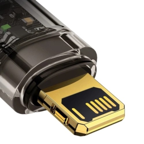 Дата кабель USB 2.0 AM to Lightning 1.0m 2.4A Explorer Series black Baseus (CATS000401)