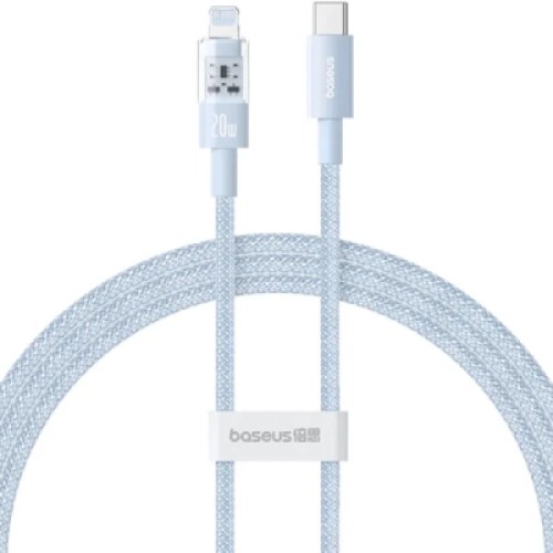 Дата кабель USB-C to Lightning 1.0m 20W Gem Fast-Charging blue Baseus (P10373001311-00) Дата кабель USB-C to Lightning 1.0m 20W Gem Fast-Charging blue Baseus (P10373001311-00)