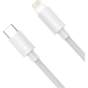 Дата кабель USB 2.0 AM to Lightning 1.5m 20W Simple WisdomKit (2PCS) white Baseus (TZCATLZJ-02)