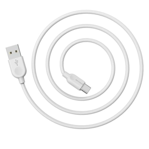 Дата кабель USB 2.0 AM to USB-C 3.0m 2.4A BX14 white BOROFONE (6957531090397)
