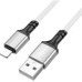 Дата кабель USB 2.0 AM to Lightning silicone BX83 white BOROFONE (6974443386363) Дата кабель USB 2.0 AM to Lightning silicone BX83 white BOROFONE (6974443386363)