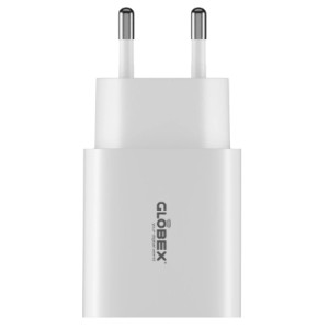 Зарядний пристрій Globex 2xUSB 12W FastPower white (12WAC)