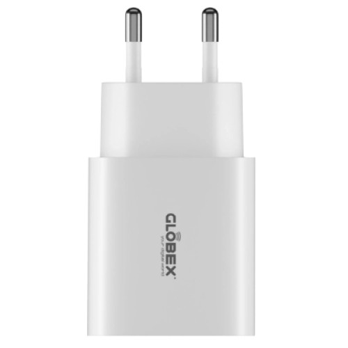 Зарядное устройство Globex 2xUSB 12W FastPower white (12WAC)